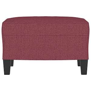Podnožka vínová 60 x 50 x 41 cm textil - obrázek 3