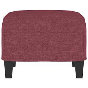 Podnožka vínová 60 x 50 x 41 cm textil - obrázek 4