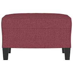 vidaXL Taburet, roșu vin, 60x50x41 cm, material textil