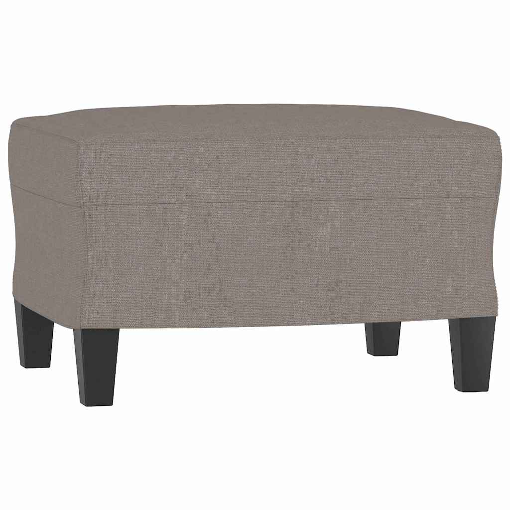 vidaXL Podnožka taupe 60 x 50 x 41 cm textil