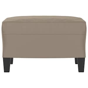 Podnožka taupe 60 x 50 x 41 cm tkanina z mikrovlákna - obrázek 3