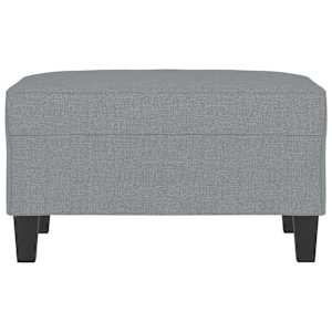 Podnožka světle šedá 70x55x41 cm textil - obrázek 3