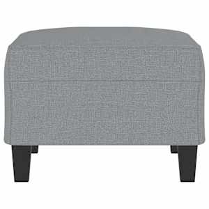 Podnožka světle šedá 70x55x41 cm textil - obrázek 4