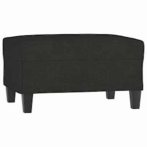 vidaXL jalapink, must, 70 x 55 x 41 cm, samet