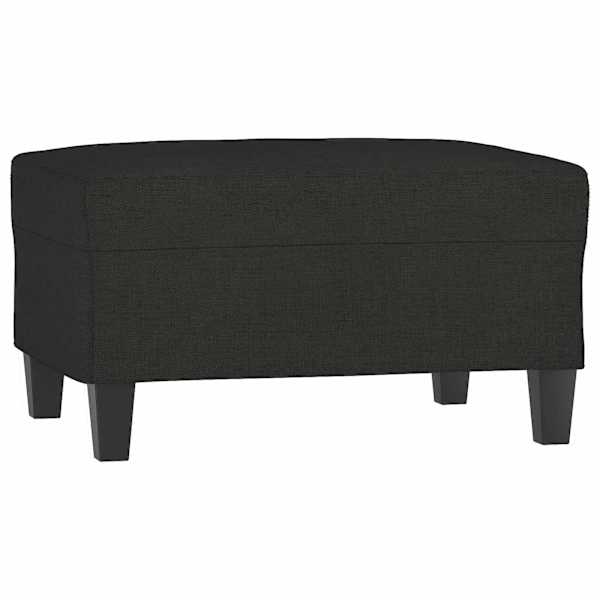 vidaXL jalapink, must, 70 x 55 x 41 cm, samet