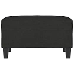 vidaXL Repose-pied Noir 70x55x41 cm Tissu