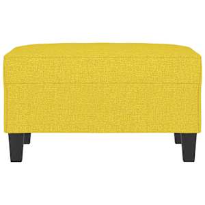 Podnožka světle žlutá 70 x 55 x 41 cm textil - obrázek 3