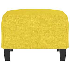 Podnožka světle žlutá 70 x 55 x 41 cm textil - obrázek 4