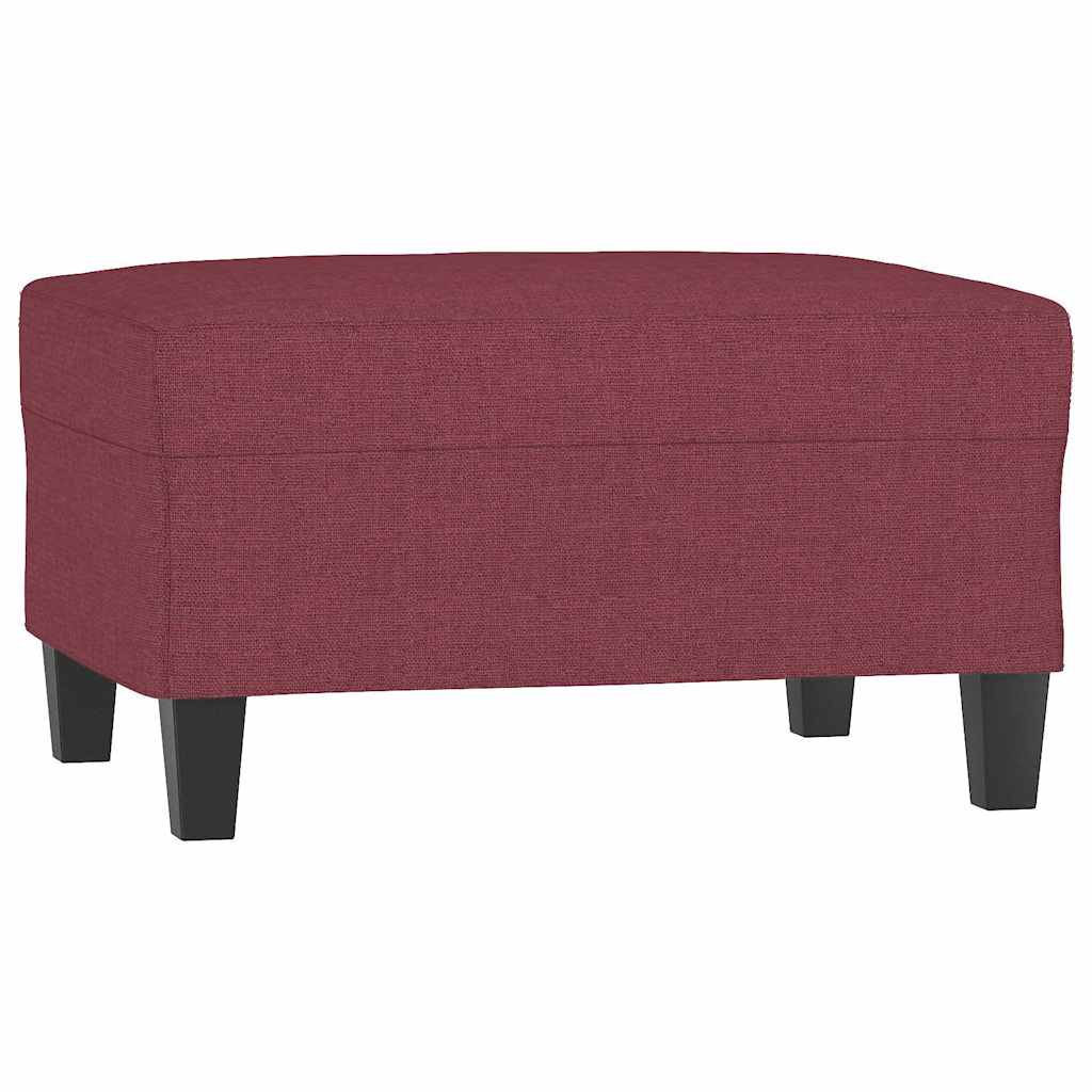 vidaXL Podnožka vínová 70x55x41 cm textil