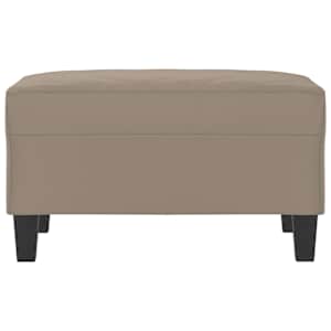 Podnožka taupe 70x55x41 cm tkanina z mikrovlákna - obrázek 3