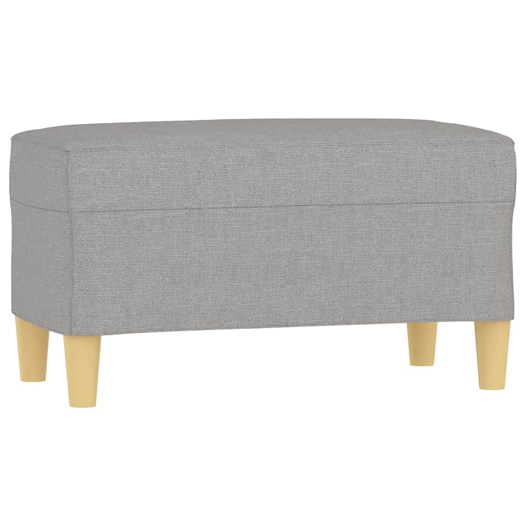 vidaXL Lavice světle šedá 70 x 35 x 41 cm textil