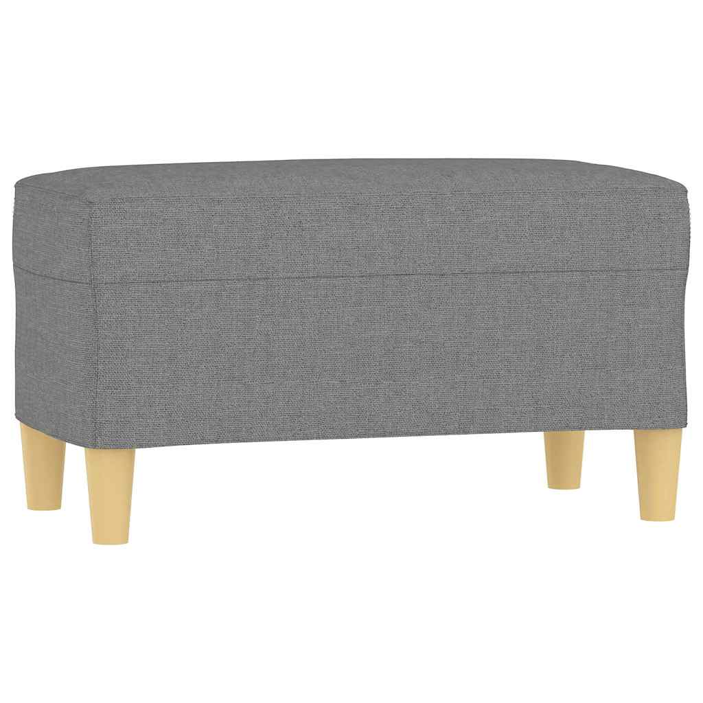 vidaXL Lavice tmavě šedá 70x35x41 cm textil