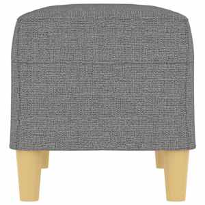 Lavice tmavě šedá 70x35x41 cm textil - obrázek 4