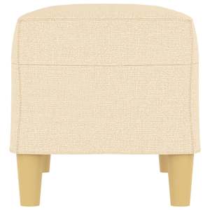 Lavice krémová 70 x 35 x 41 cm textil - obrázek 4