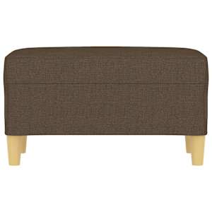 Lavice hnědá 70 x 35 x 41 cm textil - obrázek 3
