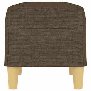 Lavice hnědá 70 x 35 x 41 cm textil - obrázek 4