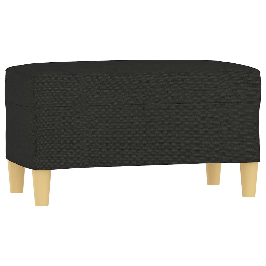 vidaXL Lavice černá 70 x 35 x 41 cm textil