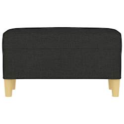 vidaXL B&auml;nk svart 70x35x41 cm tyg