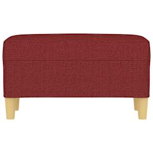 Lavice vínová 70x35x41 cm textil - obrázek 3