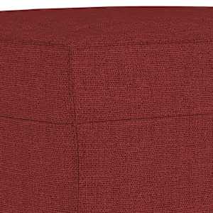 Lavice vínová 70x35x41 cm textil - obrázek 5