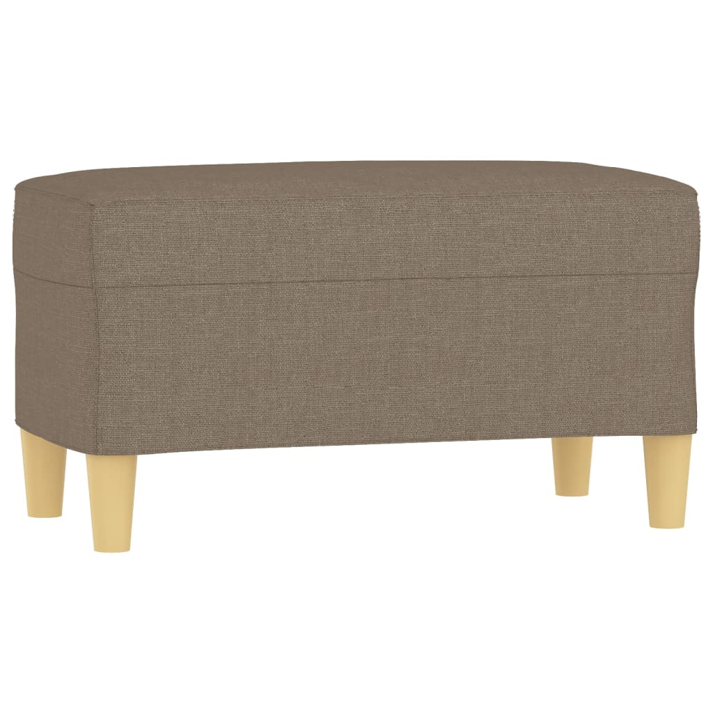 vidaXL Lavice taupe 70 x 35 x 41 cm textil