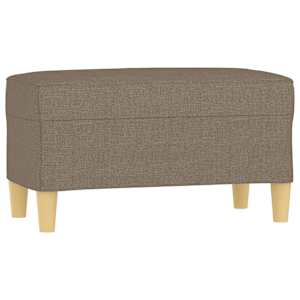 Lavice taupe 70 x 35 x 41 cm textil - obrázek 2