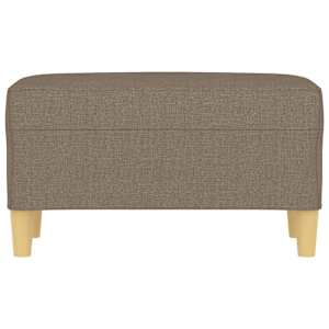 Lavice taupe 70 x 35 x 41 cm textil - obrázek 3