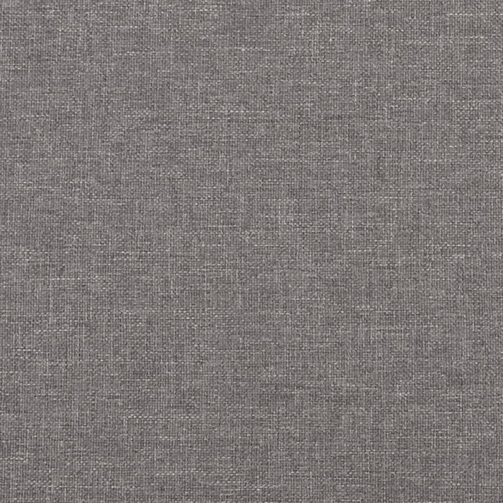 Bancă, gri deschis, 100x35x41 cm, textil