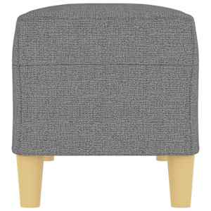 Lavice tmavě šedá 100 x 35 x 41 cm textil - obrázek 4