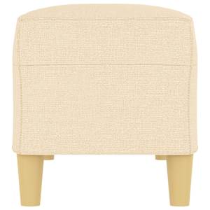Lavice krémová 100 x 35 x 41 cm textil - obrázek 4