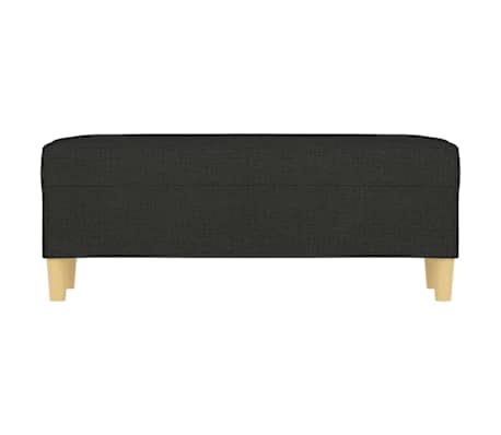 vidaXL Banc Noir 100x35x41 cm Tissu