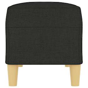 Lavice černá 100 x 35 x 41 cm textil - obrázek 4
