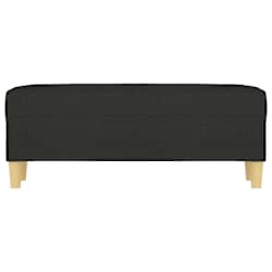 vidaXL Banc Noir 100x35x41 cm Tissu