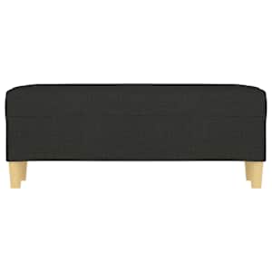 vidaXL Banc Noir 100x35x41 cm Tissu