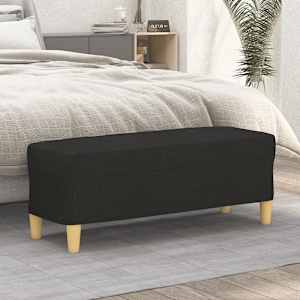 Klop črna 100x35x41 cm blago