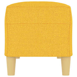 Lavice světle žlutá 100 x 35 x 41 cm textil - obrázek 4