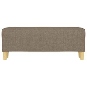 Lavice taupe 100 x 35 x 41 cm textil - obrázek 3