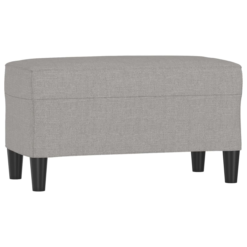 vidaXL Lavice světle šedá 70 x 35 x 41 cm textil