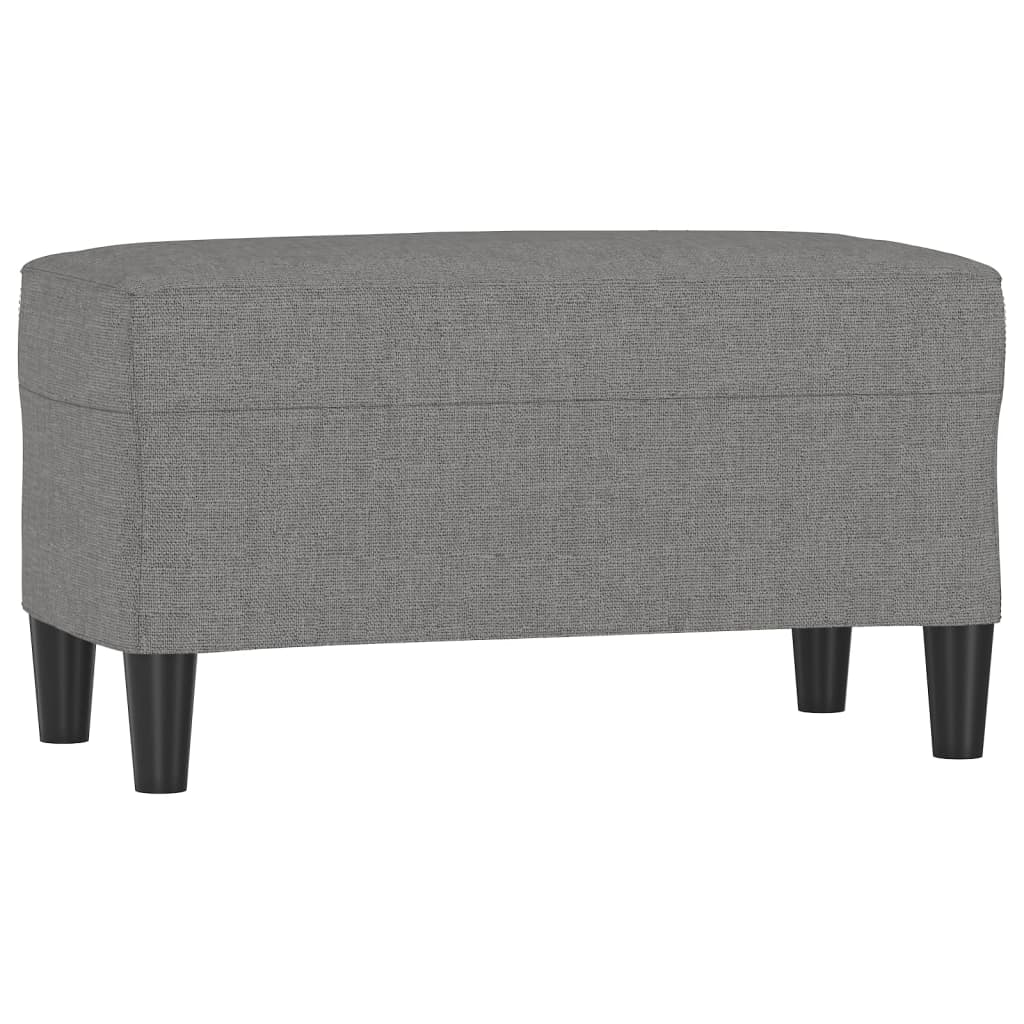 vidaXL Lavice tmavě šedá 70x35x41 cm textil