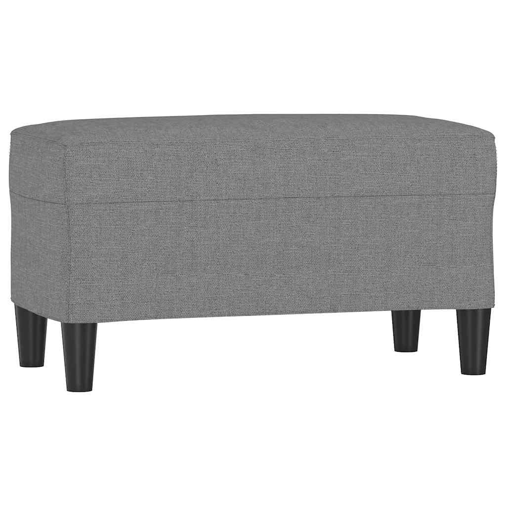 vidaXL Lavice tmavě šedá 70x35x41 cm textil