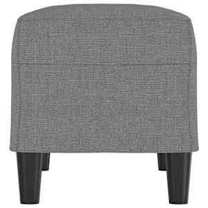 Lavice tmavě šedá 70x35x41 cm textil - obrázek 4