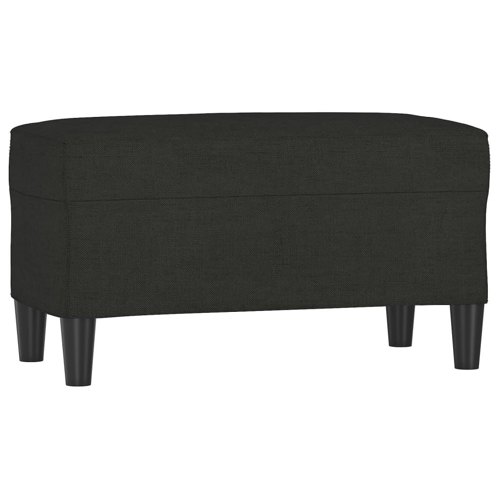 vidaXL Lavice černá 70 x 35 x 41 cm textil