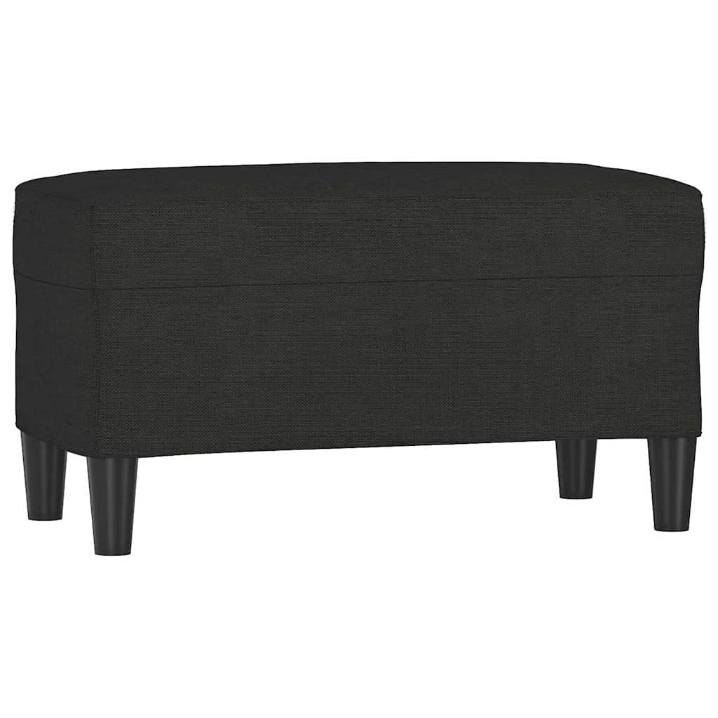vidaXL Lavice černá 70 x 35 x 41 cm textil