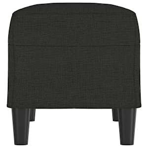 Lavice černá 70 x 35 x 41 cm textil - obrázek 4