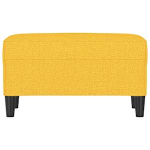 Lavice světle žlutá 70x35x41 cm textil - obrázek 3