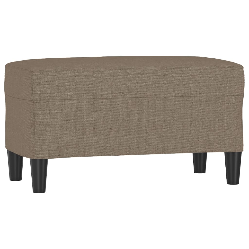 vidaXL Lavice taupe 70 x 35 x 41 cm textil