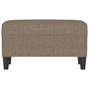 Lavice taupe 70 x 35 x 41 cm textil - obrázek 3