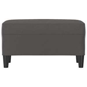 vidaXL Sitzbank Grau 70x35x41 cm Kunstleder