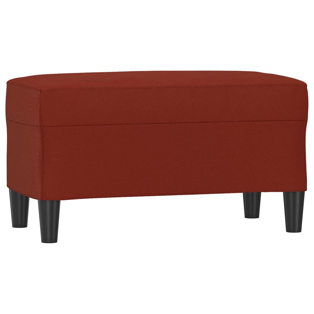 vidaXL Lavice vínová 70 x 35 x 41 cm umělá kůže