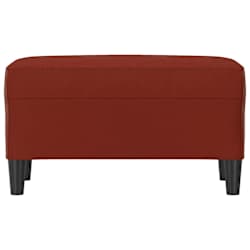 vidaXL B&auml;nk vinr&ouml;d 70x35x41 cm konstl&auml;der